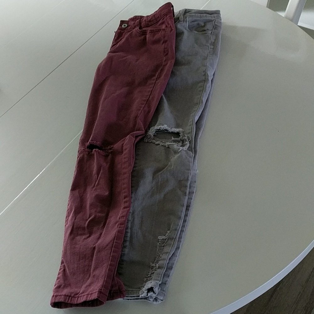 Stressed jeggings